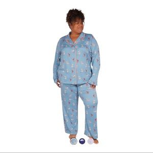 NWT Nite Nite by MUNKI MUNKI Dog Weiner FUN Pajama SET PJS Blue
